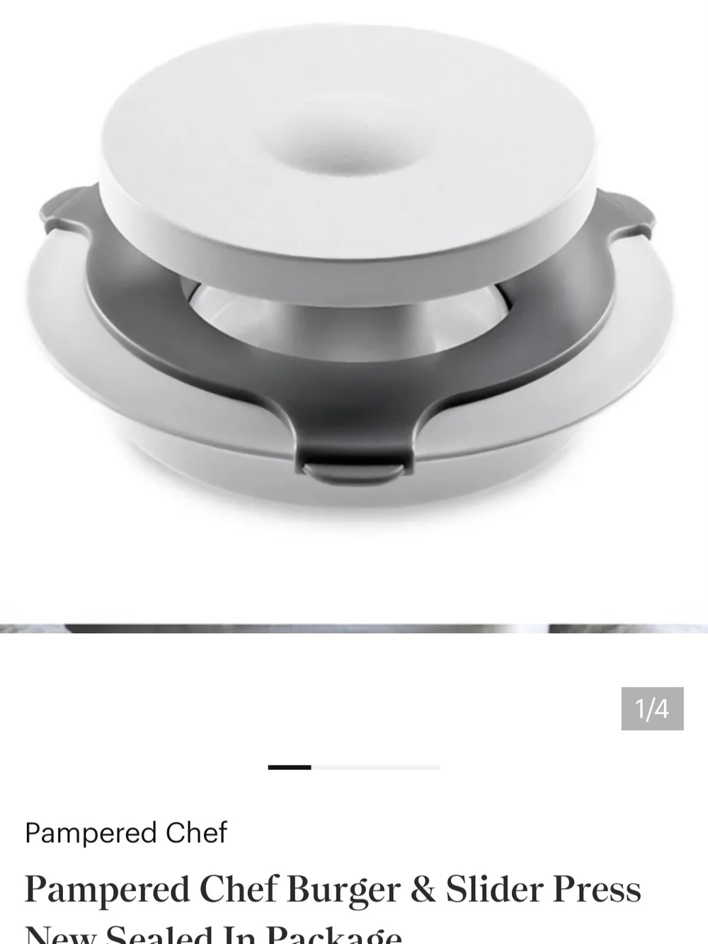 The Pampered Chef Buger & Slider Press